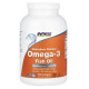 Омега-3 риб'ячий жир, Omega-3 Fish Oil, Now Foods, 2000 мг, 500 рибних капсул (1000 мг на капсулу)