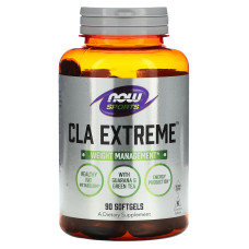 Конъюгированная линолевая кислота, Now Foods CLA Extreme, 90 гелевых капсул