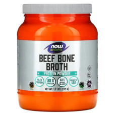 Протеїн із яловичого кісткового бульйону, NOW Foods Sports Beef Bone Broth, 544 г