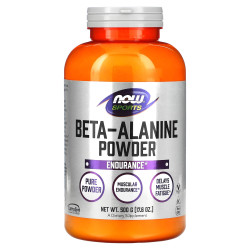 Бета-аланін, Now Foods Beta-Alanine, чистий порошок, 500 г