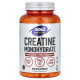 Креатин моногідрат, Creatine Monohydrate, NOW Foods, Sports, 4500 мг, 240 вегетаріанських капсул (750 мг на капсулу)