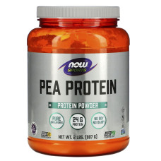 Гороховый протеин, Now Foods Pea Protein, 907 г, без вкуса
