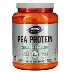 Гороховый протеин, Now Foods Pea Protein, 907 г, без вкуса