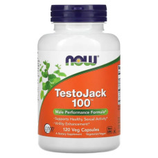Репродуктивное здоровье мужчин, Now Foods TestoJack 100, 120 вегетарианских капсул