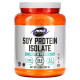 Изолят соевого протеина, Soy Protein Isolate, Now Foods, Sports, порошок, чистый, без вкуса, 907 г