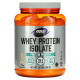 Ізолят сироваткового протеїну, Whey Protein Isolate, Now Foods, Sports, вершково-ванільний, 816 г