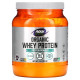 Сироватковий протеїн, Whey Protein, Now Foods, Sports, органік, без смаку, 454 г