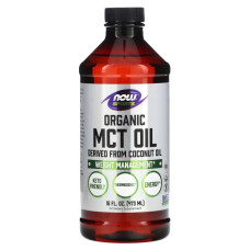 Масло MCT, органик, Now Foods Sports MCT Oil, 473 мл