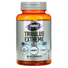 Трибулус Екстрім, Now Foods Tribulus Extreme, для мужского здоровья, 90 вегетарианских капсул
