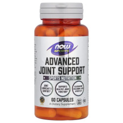 Підтримка суглобів, Advanced Joint Support NOW Foods Sports, розширена, 60 капсул