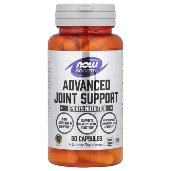 Підтримка суглобів, Advanced Joint Support, NOW Foods, Sports, розширена, 60 капсул