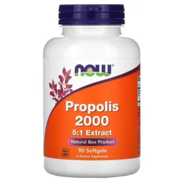 Прополіс, Propolis 2000, Now Foods, 90 гелевих капсул