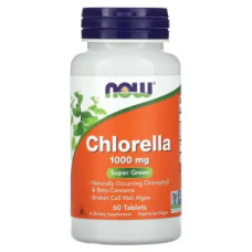 Хлорелла 1000 мг, Chlorella NOW Foods, 60 таблеток
