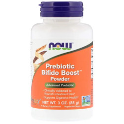 Пребиотики, порошок, Now Foods Prebiotic Bifido Boost, 85 г