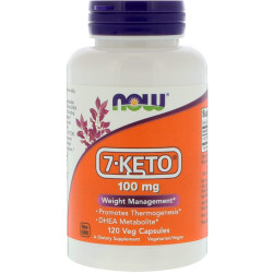 7 кето DHEA, Now Foods 7-Keto, 100 мг, 120 капсул