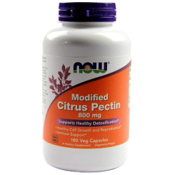 Цитрусовий пектин, Now Foods Citrus Pectin, модифікований, 800 мг, 180 вегетаріанських капсул