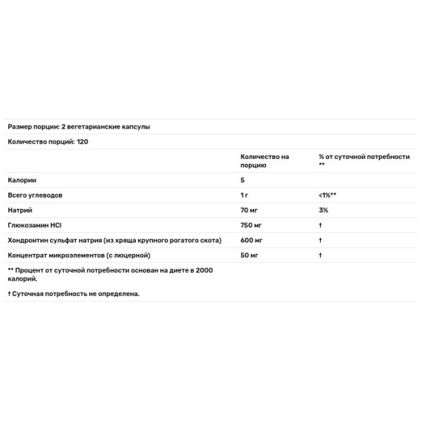 Глюкозамін хондроїтин, Glucosamine & Chondroitin, Now Foods, 240 вегетаріанських капсул