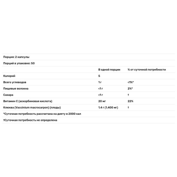 Клюква в капсулах, Cranberry, Now Foods, 100 вегетарианских капсул