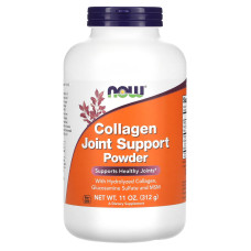 Підтримка суглобів, Now Foods Joint Support, колагеновий порошок, 312 г.