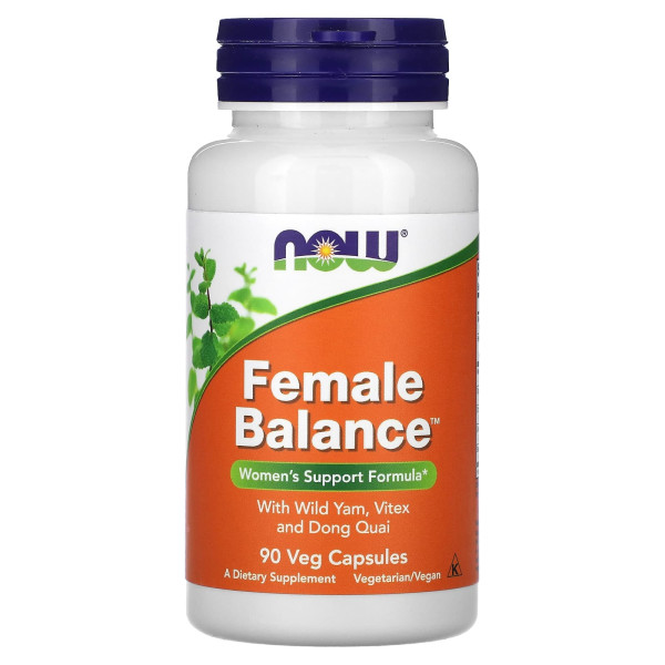 Жіночий баланс, Female Balance, NOW Foods, 90 вегетаріанських капсул