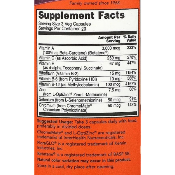 Вітаміни для очей, Ocu Support, Now Foods, 60 вегетаріанських капсул