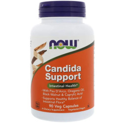 Протигрибковий засіб, Now Foods Candida Support, 90 капсул