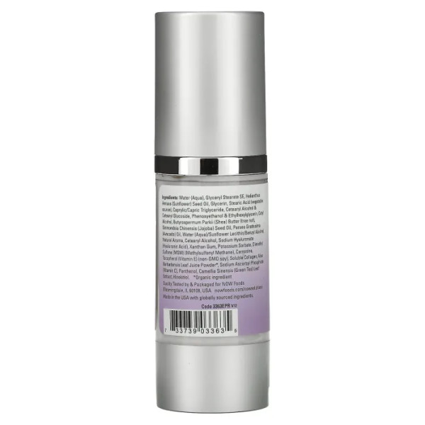 Крем с гиалуроновой кислотой, Hyaluronic Acid AM Moisturizer, NOW Foods, Solutions, увлажняющий, 59 мл