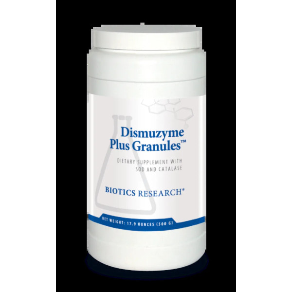 Супероксиддисмутаза і каталаза, Dismuzyme Plus, Biotics Research, 500 г