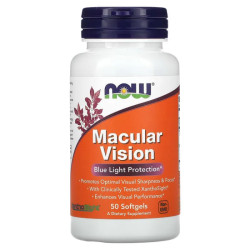 Формула для очей, Now Foods Macular Vision, 50 м'яких капсул