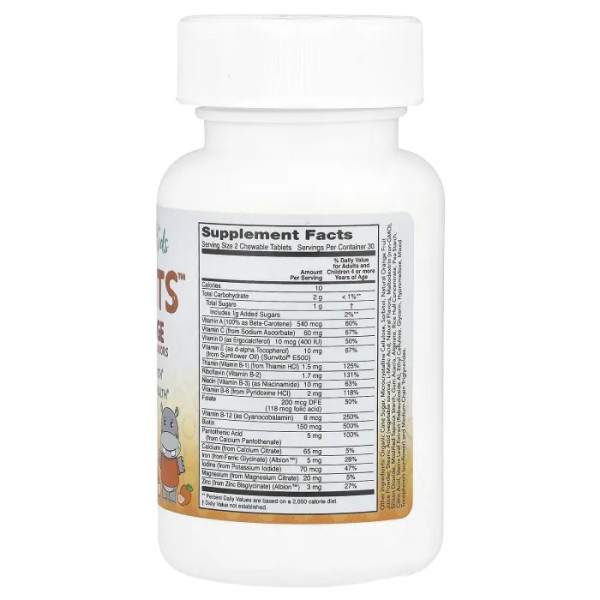 Мультивітаміни для дітей, Kid Vits, NOW Foods, Kids, соковитий апельсин, 60 жувальних таблеток