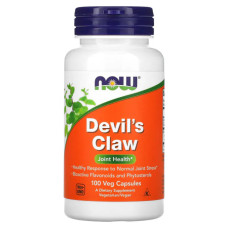 Коготь дьявола, Now Foods Devil's Claw, 100 вегетарианских капсул