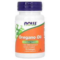 Масло орегано, Now Foods Oregano Oil, 90 гелевых капсул