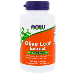 Листя оливи, Now Foods Olive Leaf Extract, 100 капсул