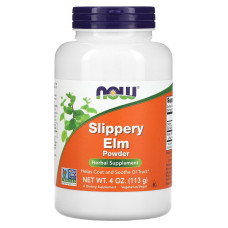 Слизистий вяз, Now Foods Slippery Elm, порошок, 113 г.