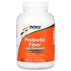 Пребіотична клітковина, Now Foods Prebiotic Fiber with Fibersol-2, 340 г