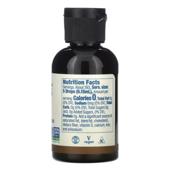 Стевія, Better Stevia, Now Foods, рідкий підсолоджувач з нульовою калорійністю, смак кокосу, 59 мл