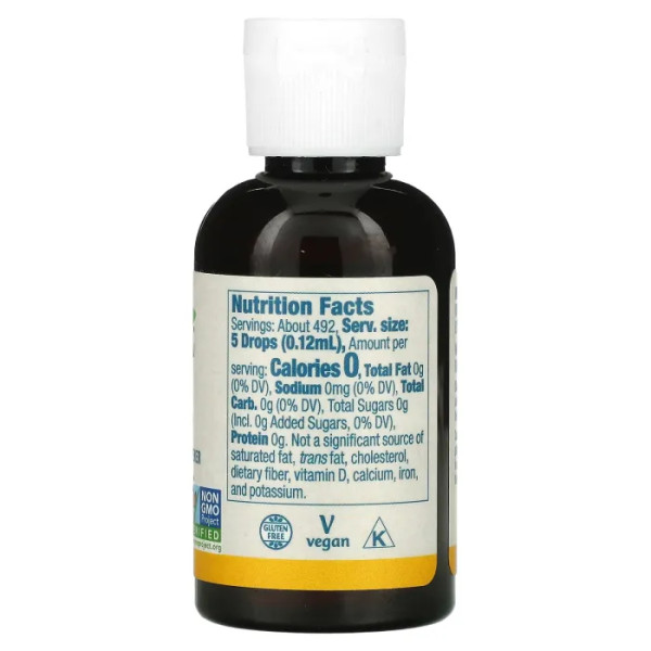 Стевия, Better Stevia, Now Foods, жидкий подсластитель с нулевой калорийностью, вкус лимона, 59 мл