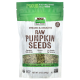 Гарбузове насіння, Raw Pumpkin Seeds, Now Foods, органічне, несолоне, 340 г