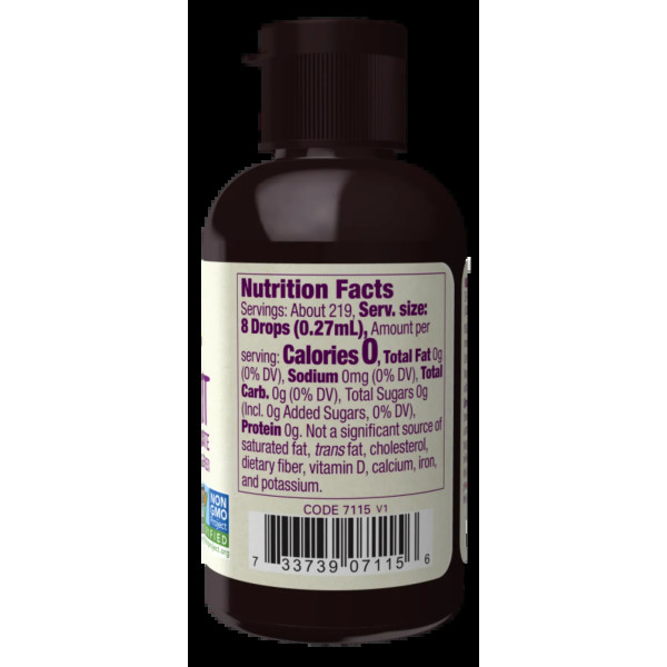 Підсолоджувач Monk Fruit з нульовою калорійністю, Sweetener, Now Foods, Real Food, безалкогольний гліцерит, органік, 59 мл