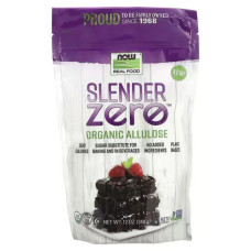 Алюлоза, Slender Zero Allulose Now Foods, органічна, 340 г