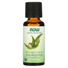 Масло эвкалипта органик, Now Foods Eucalyptus Essential Oils, 30 мл
