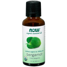 Ефірна олія бергамота органічна, Now Foods Essential Oils Bergamot Oil, 30 мл