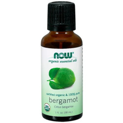 Ефірна олія бергамота органічна, Now Foods Essential Oils Bergamot Oil, 30 мл