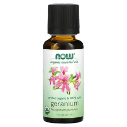 Олія герані ефірна органік, Now Foods Geranium Essential Oils, 30 мл