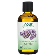 Лавандова олія ефірна органік, Now Foods Essential Oils Oil Lavender, 118 мл