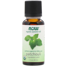 Олія почувла ефірну органічну, NOW Foods Essential Oils Oil Patchouli, 30 мл