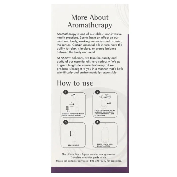 Дифузор з керамічного каменю, Ceramic Stone Diffuser, NOW Foods, Solutions, 1 дифузор