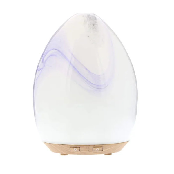 Ультразвуковий дифузор, Ultrasonic Oil Diffuser, Now Foods, Solutions, скляний, масляний, 1 шт.