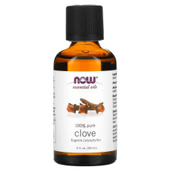 Масло гвоздики 59 мл, Now Foods Clove Essential Oil, эфирное