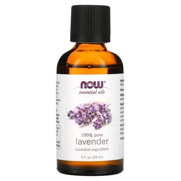 Лавандовое масло, Lavender, Now Foods, Essential Oils, эфирное, 59 мл